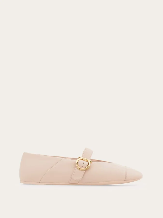 Ferragamo Women Gancini ballet flat Pink
