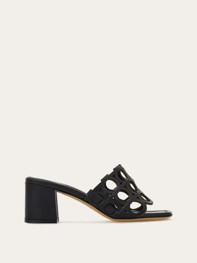 Ferragamo Women Gancini sandal Black