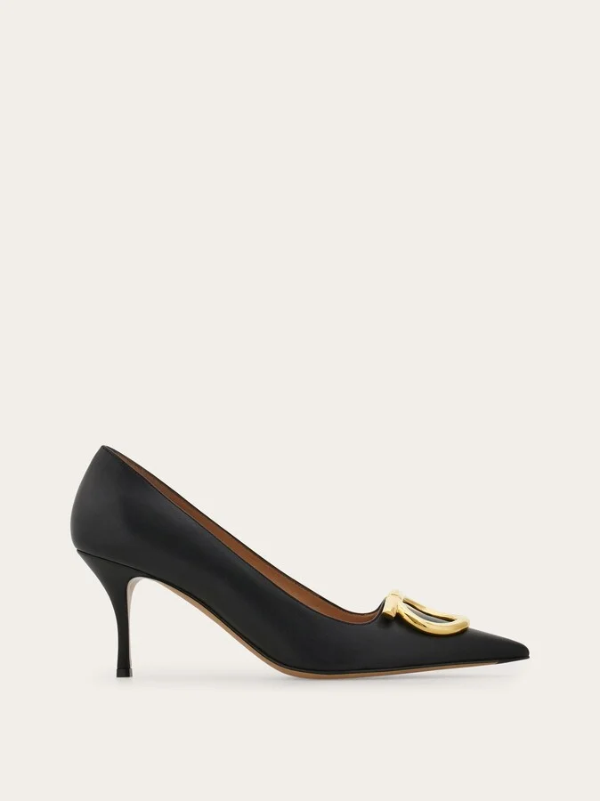 Ferragamo Women Maxi Gancini pump Black