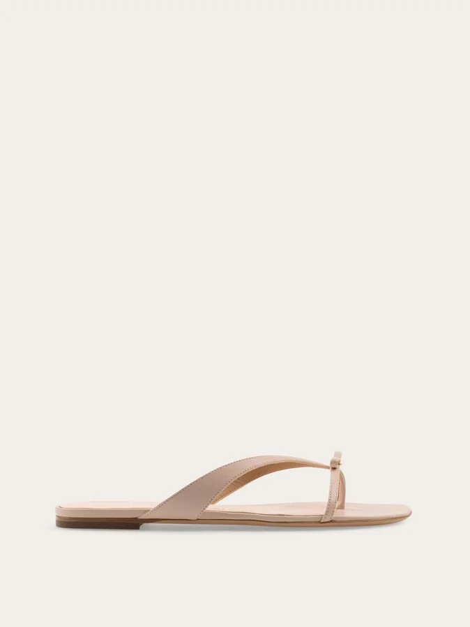 Ferragamo Women Mini bow flip flop Pink
