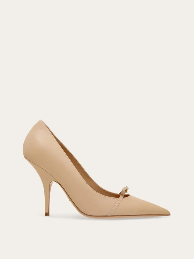 Ferragamo Women Mini bow mid heel pump Pink