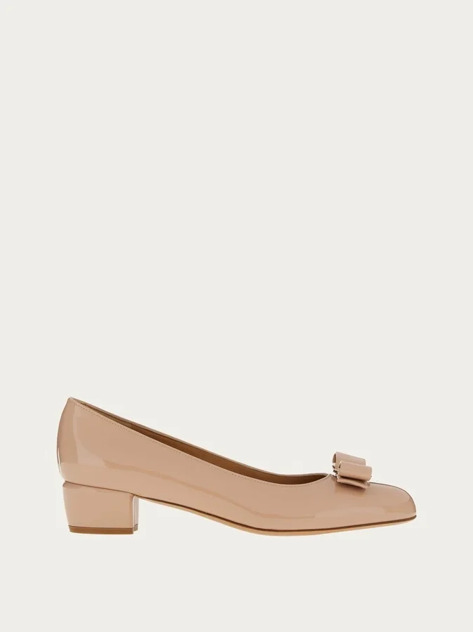 Ferragamo Women Vara pump Beige