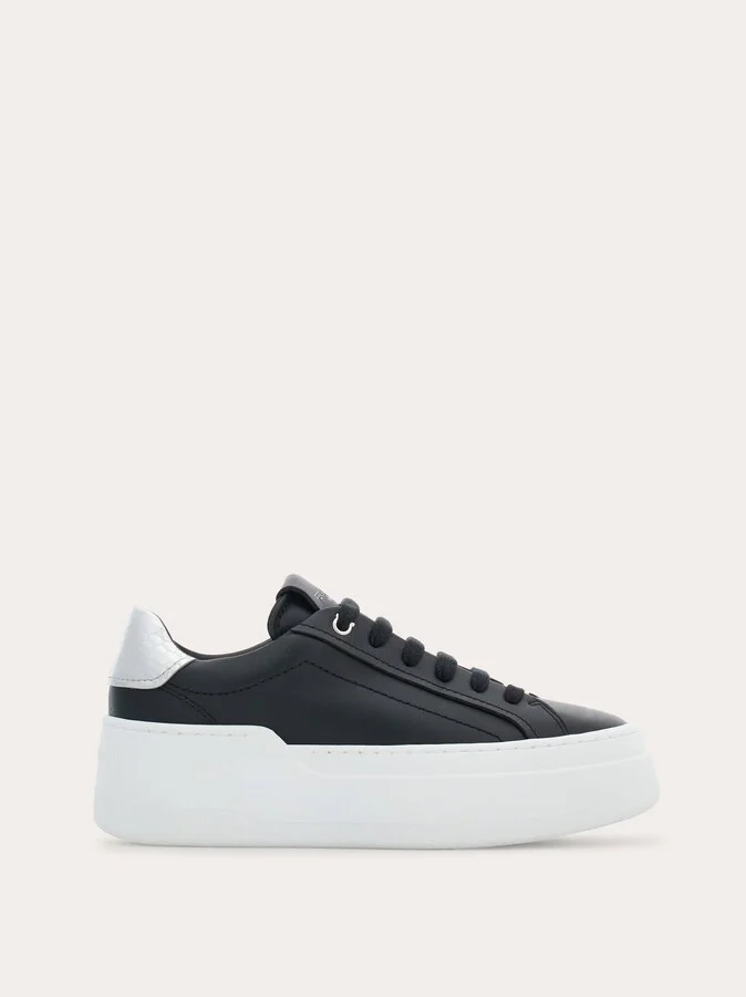 Ferragamo Women Wedge sneaker Black