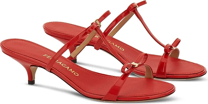 Ferragamo Women's Abili 40 Mini Bow Sandals