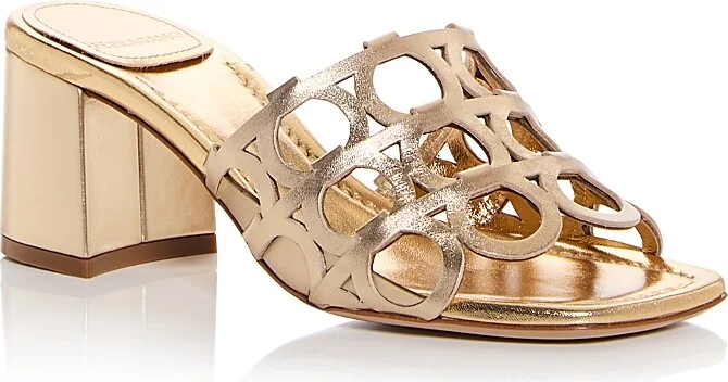 Ferragamo Women's Erne Gancini Slide Sandals