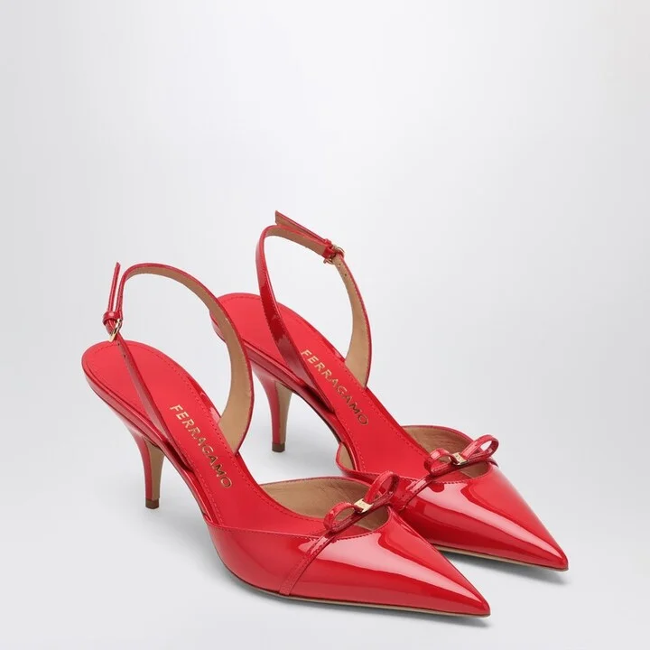 Ferragamo Women's Gylla 70 Slingback In Flame