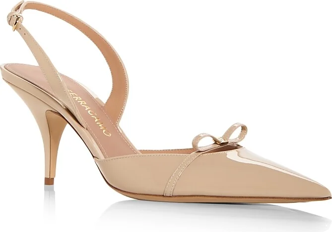 Ferragamo Women's Gylla 70 Slingback Pumps