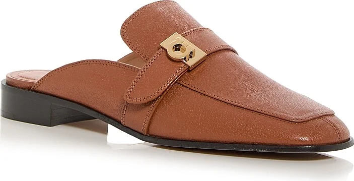 Ferragamo Women's Mavira Gancini Loafer Mules
