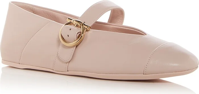 Ferragamo Women's Nena Gancini Mary Jane Flats