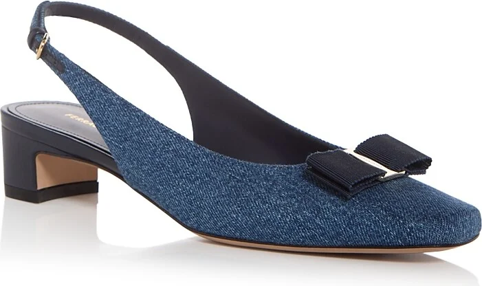Ferragamo Women's Rivada Slingback Pumps