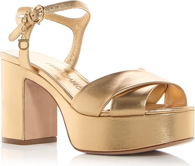 Ferragamo Women's Savia Platform Sandals