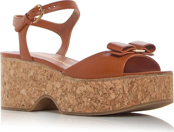 Ferragamo Women's Selna Platform Wedge Sandals