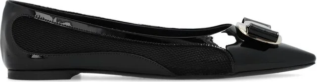 Ferragamo Zea Bow-Detailed Ballet Flats