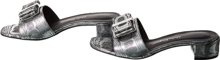 Ferragamo Zefir Suede Sandal (Authentic Pre-Loved) - Image 2