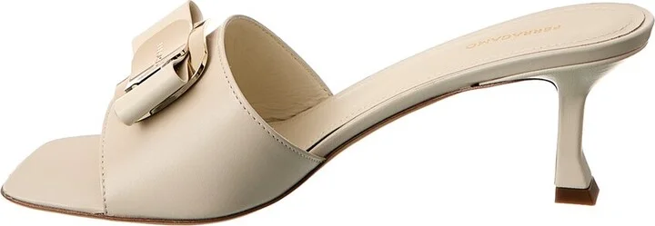 Ferragamo Zelie Leather Sandal - Image 2