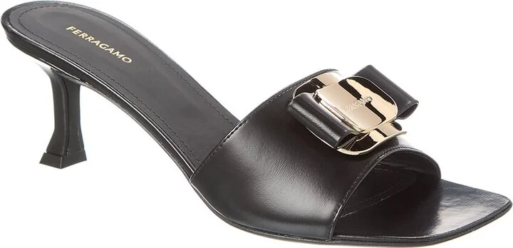 Ferragamo Zelie Leather Sandal