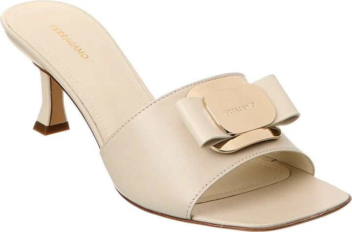 Ferragamo Zelie Leather Sandal