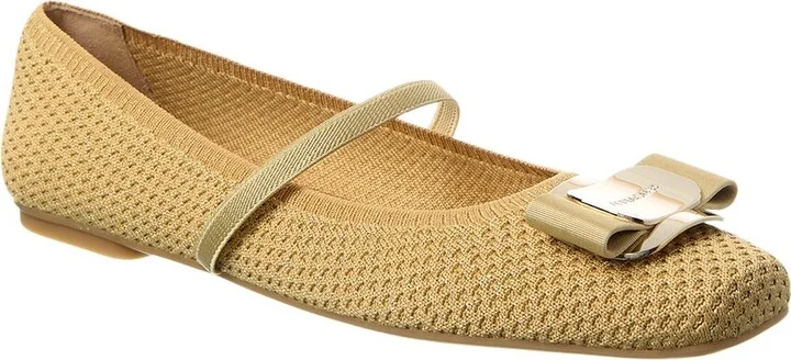 Ferragamo Zina Knit Flat