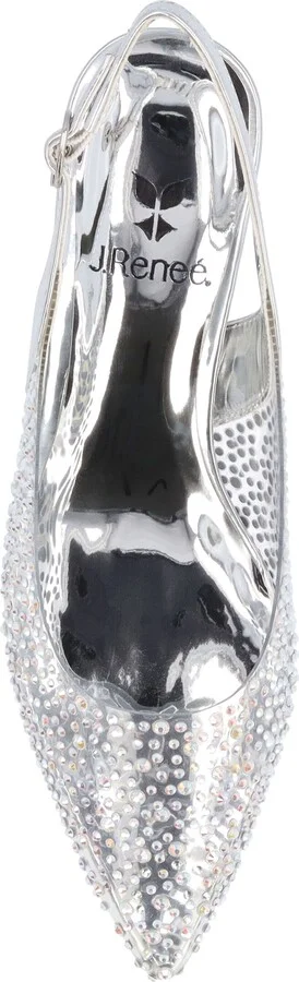 Ferryanne Slingback Pointed Toe Kitten Heel Pump - Image 5