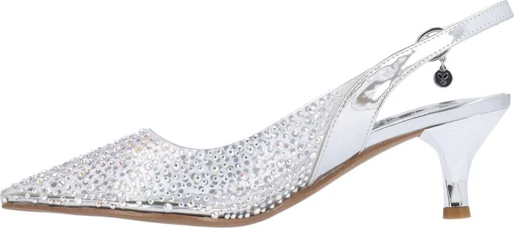 Ferryanne Slingback Pointed Toe Kitten Heel Pump - Image 7