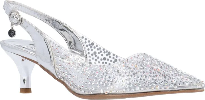 Ferryanne Slingback Pointed Toe Kitten Heel Pump