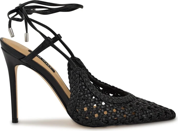 Fessla Ankle Wrap Pointed Toe Pump - Image 2
