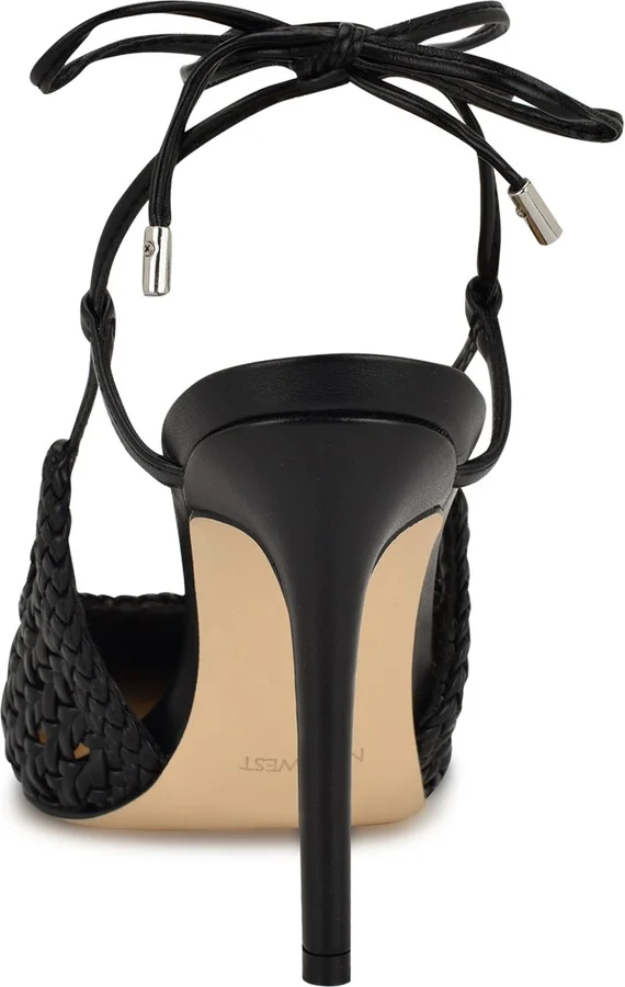 Fessla Ankle Wrap Pointed Toe Pump - Image 5