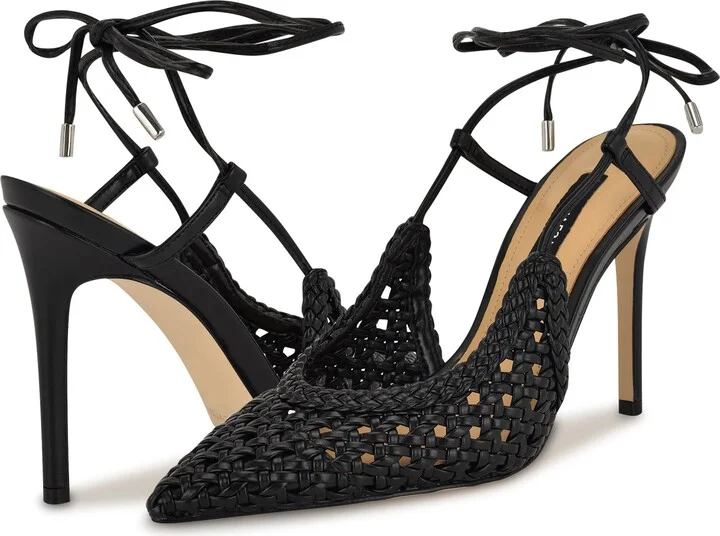 Fessla Ankle Wrap Pointed Toe Pump - Image 6