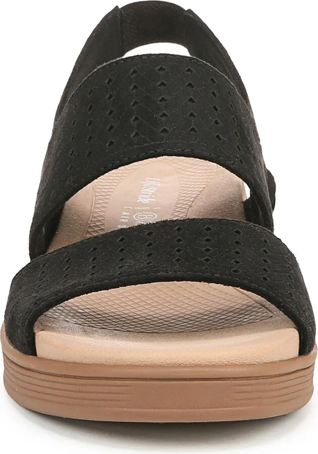 Festive Slingback Platform Wedge Sandal - Wide Width Available - Image 4