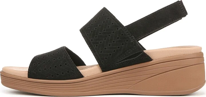 Festive Slingback Platform Wedge Sandal - Wide Width Available - Image 9