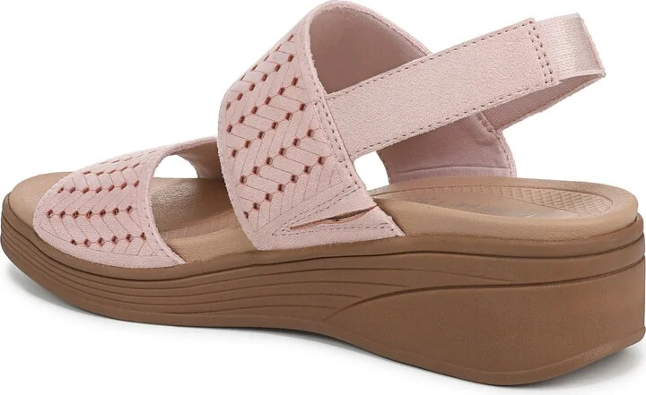 Festive Slingback Platform Wedge Sandal - Wide Width Available - Image 11