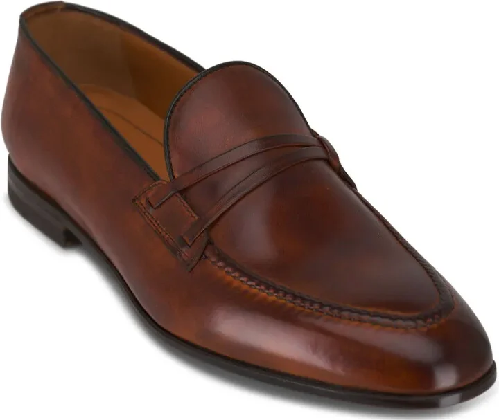 Festoso almond-toe leather loafers - Image 2