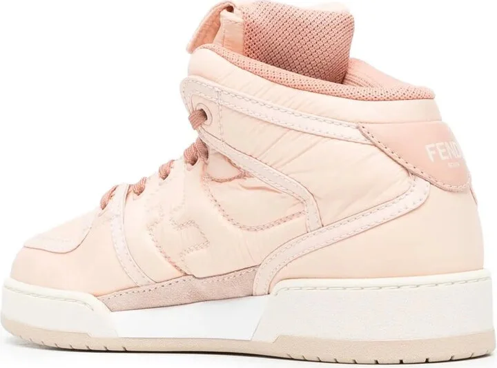 FF-embossed high-top sneakers - Image 3