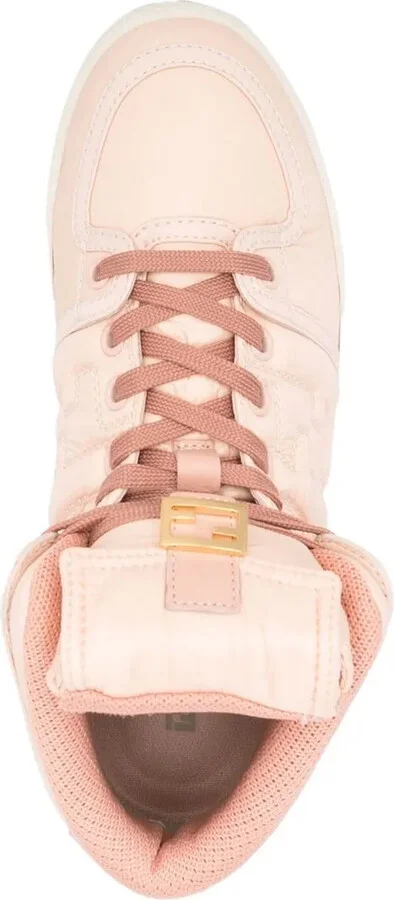 FF-embossed high-top sneakers - Image 4