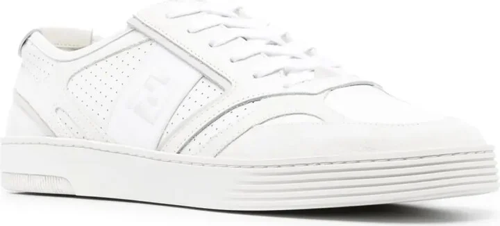 FF-embroidered lace-up sneakers - Image 2