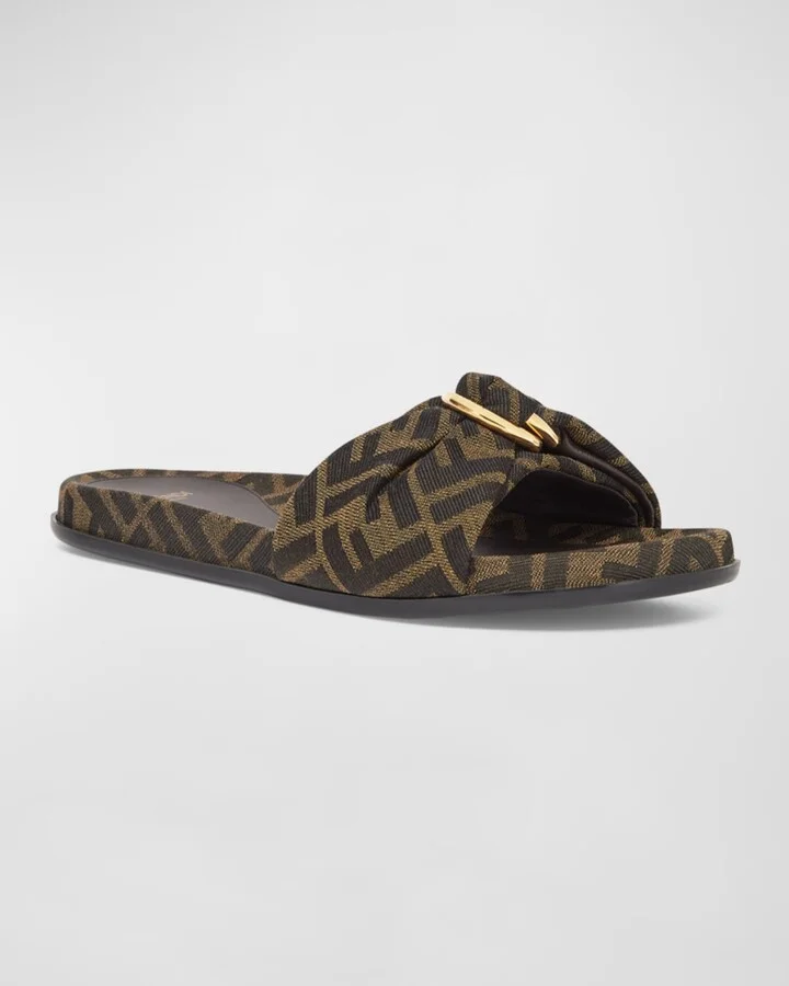 FF Jacquard Flat Slides - Image 5