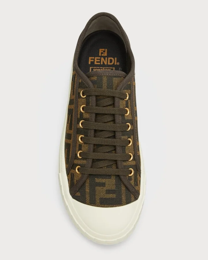 FF Jacquard Low-Top Sneakers - Image 9