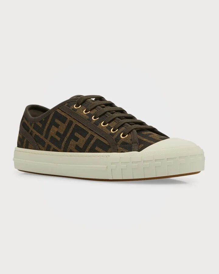 FF Jacquard Low-Top Sneakers - Image 11