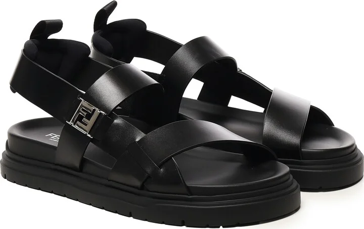 Ff Leather Sandals - Image 2