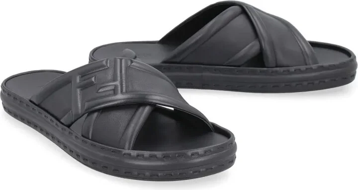 FF logo-embossed slide sandals - Image 2
