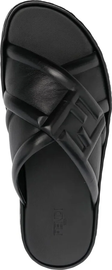 FF logo-embossed slide sandals - Image 4