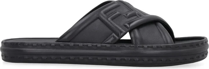 FF logo-embossed slide sandals