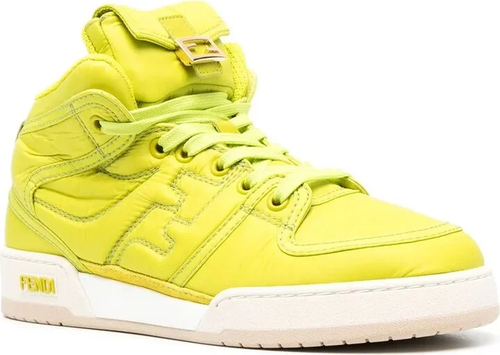 FF logo-embroidered high-top sneakers - Image 2