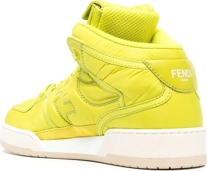 FF logo-embroidered high-top sneakers - Image 3