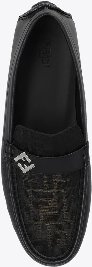 FF Squared Leather Loafers - Image 2