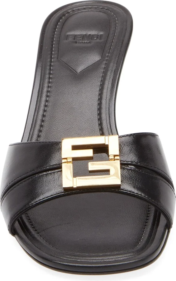 FFold Kitten Heel Slide Sandal - Image 4