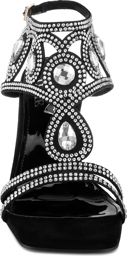 Fialka Crystal Embellished Stiletto Sandal - Image 3