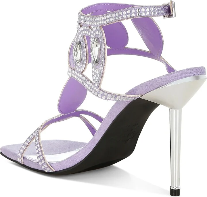 Fialka Crystal Embellished Stiletto Sandal - Image 8