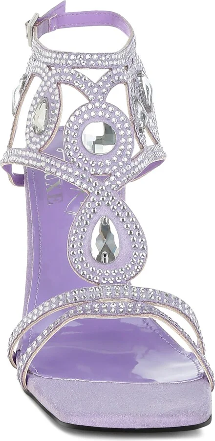 Fialka Crystal Embellished Stiletto Sandal - Image 9