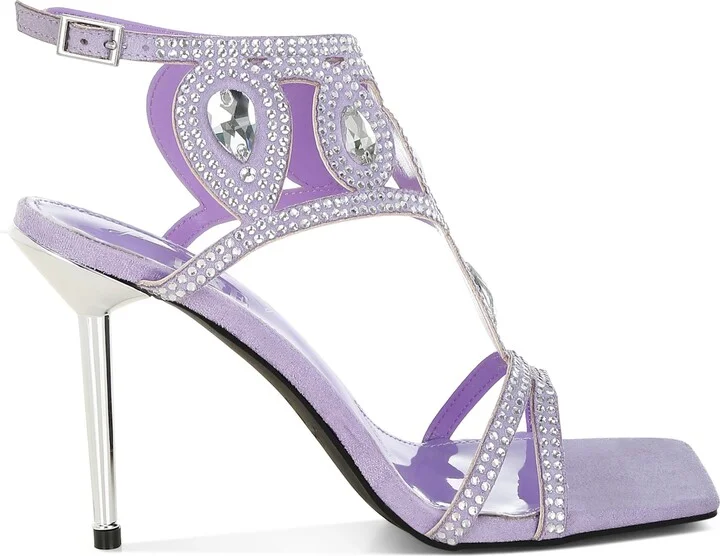 Fialka Crystal Embellished Stiletto Sandal - Image 10